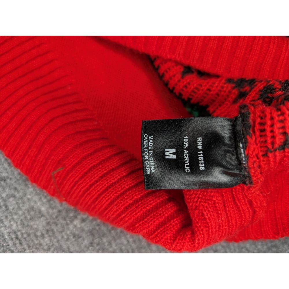 Bravado Pantera Psycho Holiday‎ Christmas Sweater Womens Medium/ Mens Small Knit - Picture 5 of 8